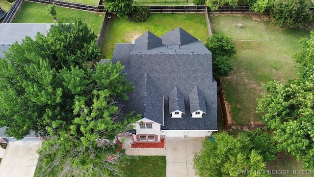 717 W 39th St, Sand Springs, OK 74063 - aerial view of property and surrounding area