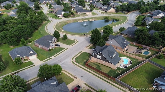 717 W 39th St, Sand Springs, OK 74063 - view of property location with nearby suburban area and a large body of water