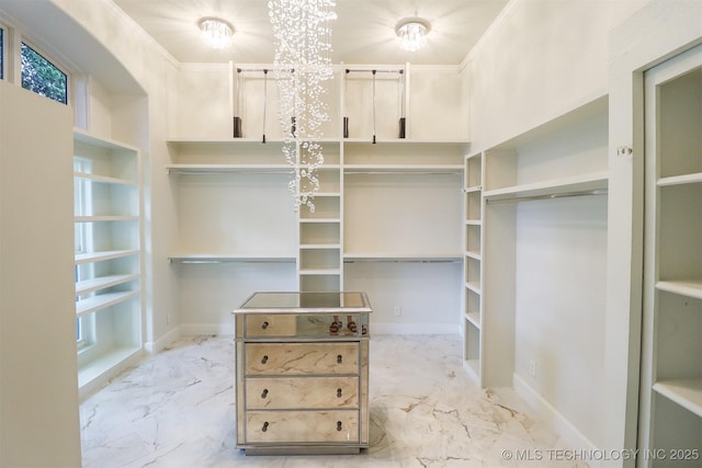 2503 S Birmingham Ave, Tulsa, OK 74114 - spacious closet with marble finish floors
