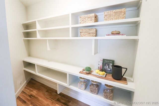 2503 S Birmingham Ave, Tulsa, OK 74114 - mudroom with wood finished floors and baseboards