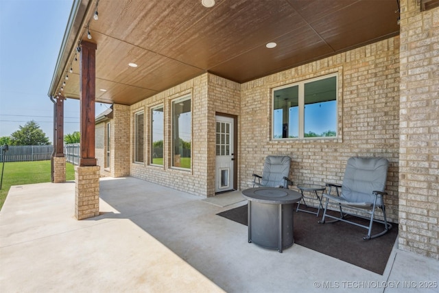 9429 Bryan Rd, Shawnee, OK 74855 - view of patio
