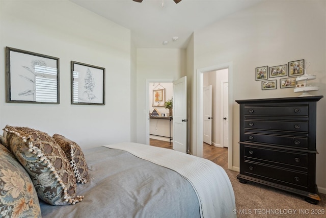 9429 Bryan Rd, Shawnee, OK 74855 - bedroom with carpet flooring and ceiling fan