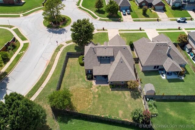 1901 N 8th St, Broken Arrow, OK 74012 - aerial view of residential area