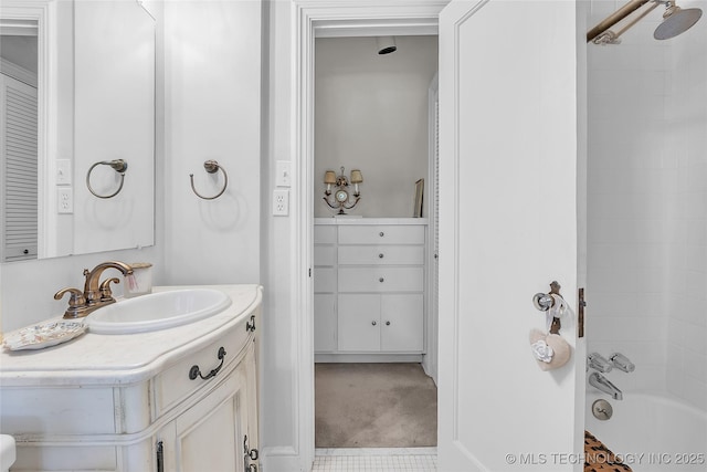 2815 S Woodward Blvd, Tulsa, OK 74114 - bathroom featuring vanity and tub / shower combination