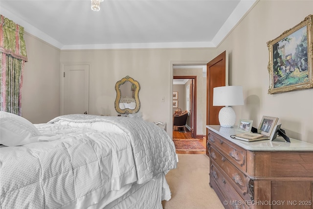 2815 S Woodward Blvd, Tulsa, OK 74114 - bedroom featuring light colored carpet