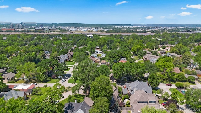 2815 S Woodward Blvd, Tulsa, OK 74114 - aerial view of property and surrounding area with nearby suburban area