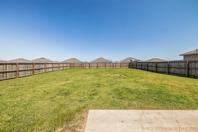 view of yard