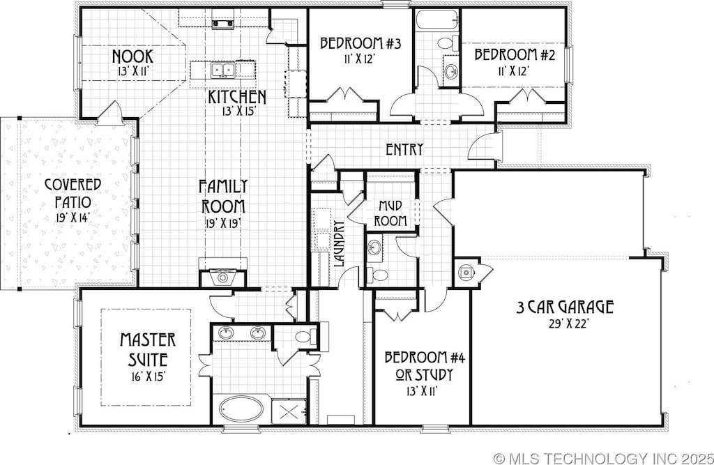 2989 E 145th St S, Bixby, OK 74008 - home floor plan