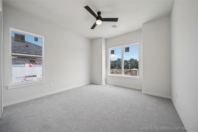 2607 E 135th Dr S, Bixby, OK 74008 - empty room with carpet floors, ceiling fan, and baseboards