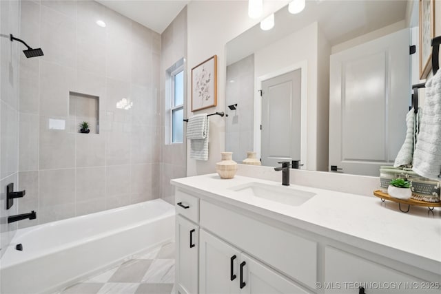 2607 E 135th Dr S, Bixby, OK 74008 - full bath with vanity and shower / tub combination