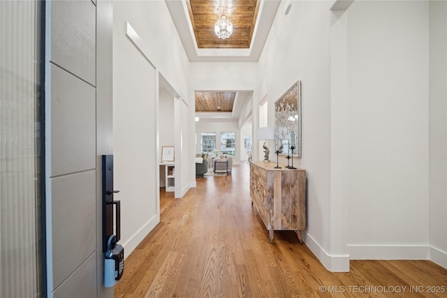 2607 E 135th Dr S, Bixby, OK 74008 - foyer entrance with light wood-type flooring and a tray ceiling