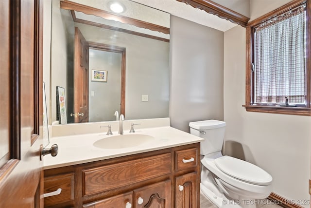 2956 E 69th St, Tulsa, OK 74136 - half bathroom with toilet and vanity