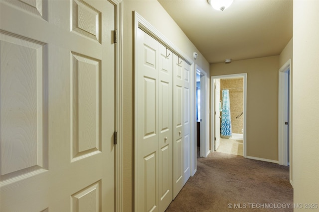 23218 Bessie Blvd, Claremore, OK 74019 - hall with carpet and baseboards