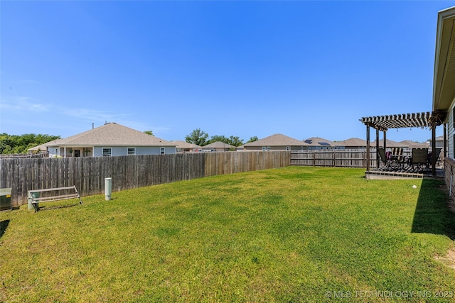 23218 Bessie Blvd, Claremore, OK 74019 - view of yard featuring a pergola