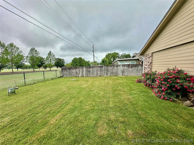 view of yard