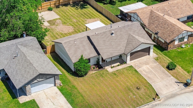 1010 S Wewoka Ave, Claremore, OK 74017 - view from above of property