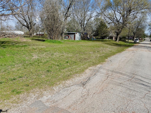 view of asphalt street