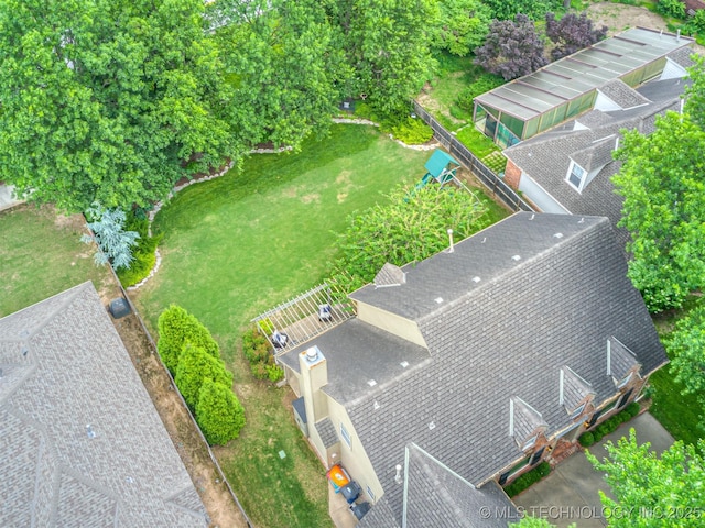 5517 E 101st Pl, Tulsa, OK 74137 - view from above of property