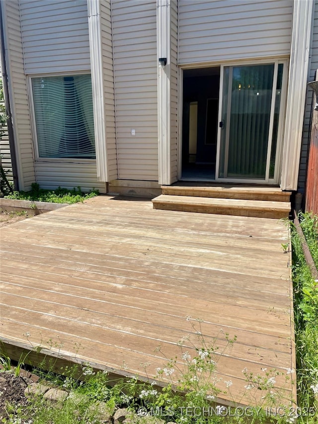 3164 S 101st E Ave Unit 801, Tulsa, OK 74146 - wooden deck featuring entry steps