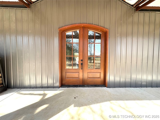 116645 S 4215th Rd, Eufaula, OK 74432 - property entrance with french doors