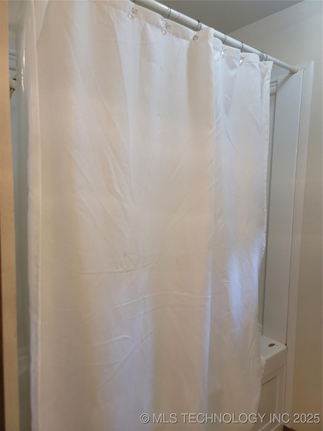363 W 1700th Rd, Stigler, OK 74432 - full bath with a shower with curtain
