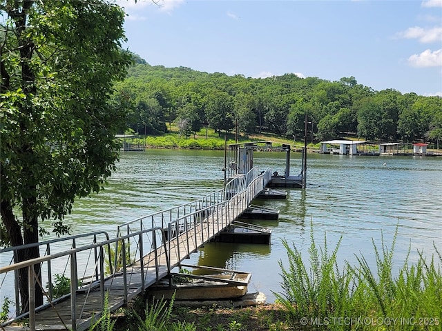 363 W 1700th Rd, Stigler, OK 74432 - dock area with a water view