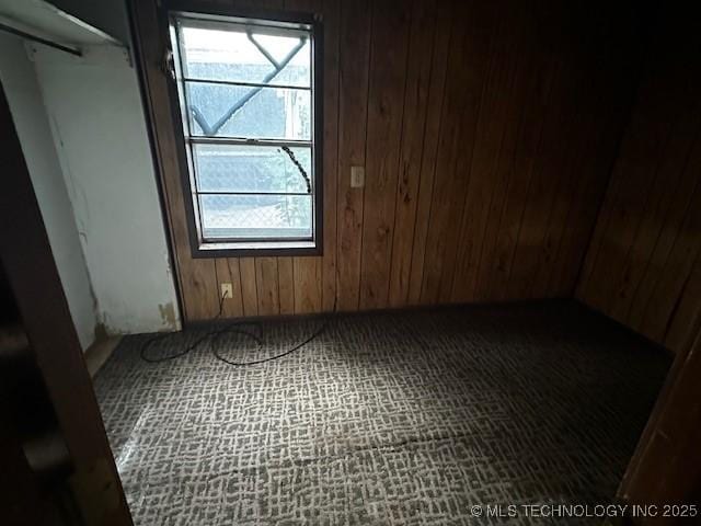 708 S 1st, Davis, OK 73030 - empty room with wooden walls