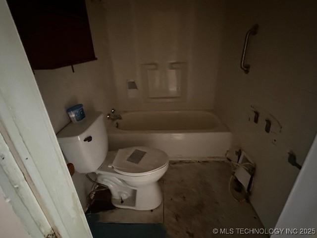 708 S 1st, Davis, OK 73030 - full bath with toilet and bathing tub / shower combination