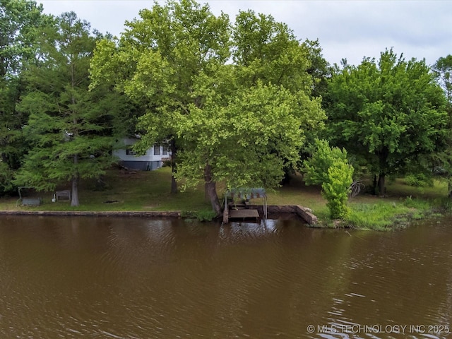 9 L B May Scenic Ln, Pawhuska, OK 74056 - dock area with a water view