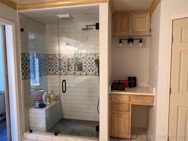514 Lakeshore St, Durant, OK 74701 - bathroom featuring a shower stall