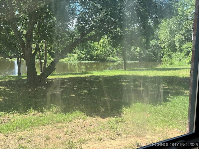 514 Lakeshore St, Durant, OK 74701 - view of yard with a water view