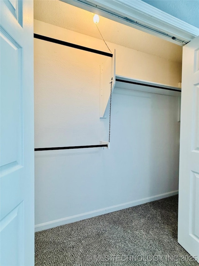 view of closet