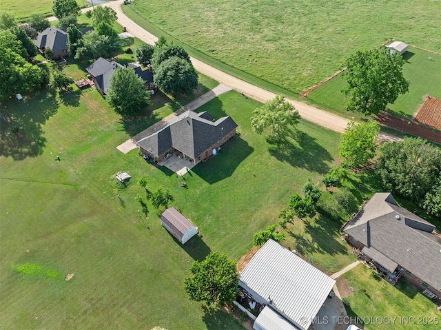 64 Floyd Everet, Colbert, OK 74733 - aerial view of property and surrounding area
