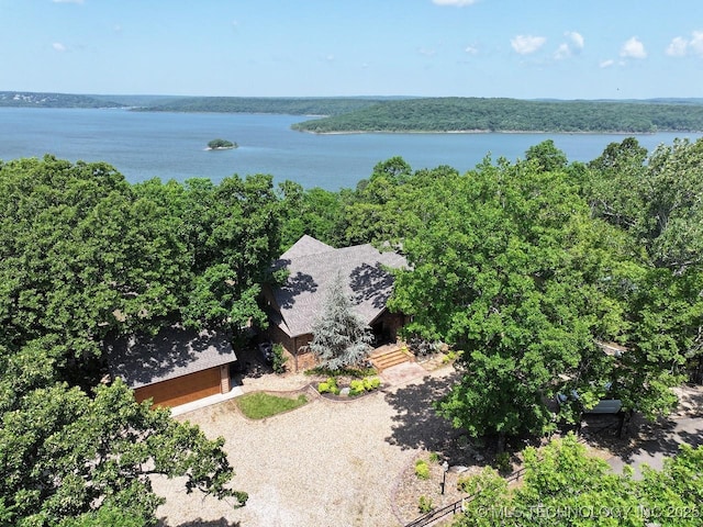 96729 S 4490, Vian, OK 74962 - view of subject property with a nearby body of water and a forest