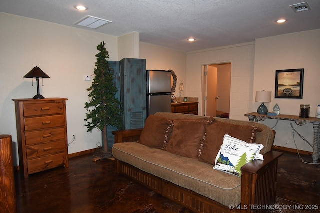 96729 S 4490, Vian, OK 74962 - living area featuring concrete floors, recessed lighting, and baseboards