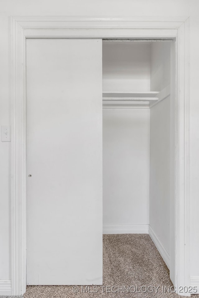 view of closet