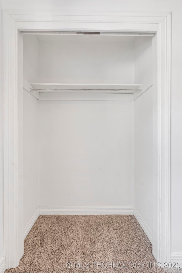 view of closet