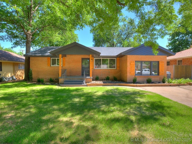 2528 E 57th St, Tulsa, OK 74105 - ranch-style house featuring brick siding