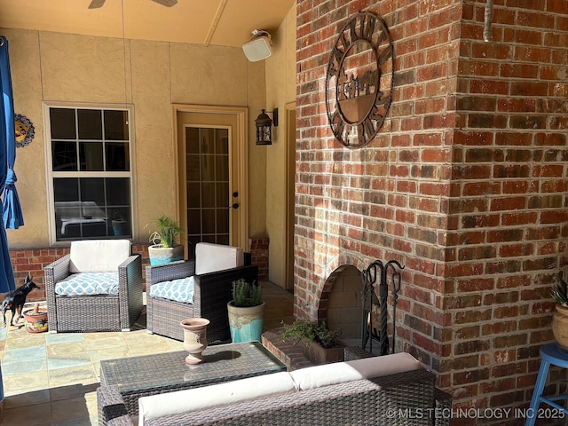 1216 N Oak Grove Rd, Drumright, OK 74030 - view of patio