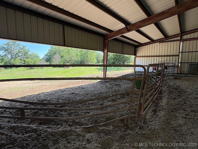 1216 N Oak Grove Rd, Drumright, OK 74030 - view of horse barn