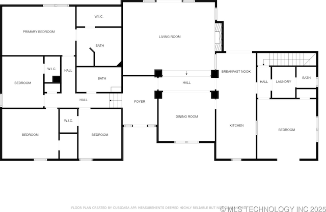 3442 E 75th Pl, Tulsa, OK 74136 - floor plan / room layout