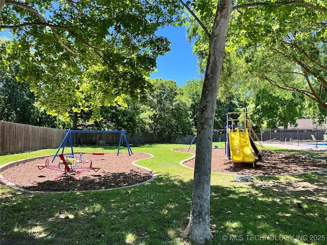 3606 E 70th Pl, Tulsa, OK 74136 - view of community jungle gym