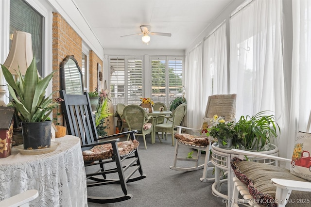 819 W Elm St, Durant, OK 74701 - sunroom / solarium featuring carpet flooring