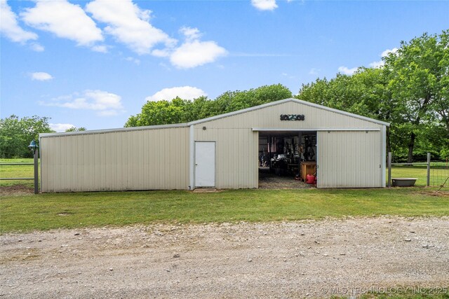 10797 S Talala Creek Ct # B, Talala, OK 74080 - view of pole building