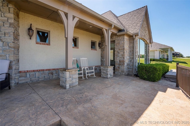 12432 Boulder Rdg, Sperry, OK 74073 - view of patio / terrace