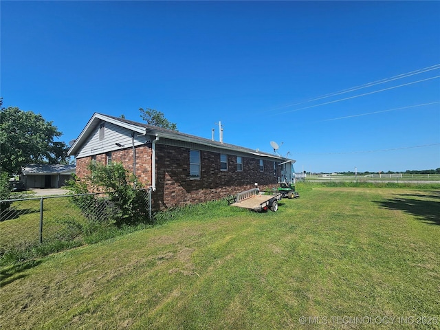 115 W Lisa Ln, Big Cabin, OK 74332 - rear view of house featuring brick siding