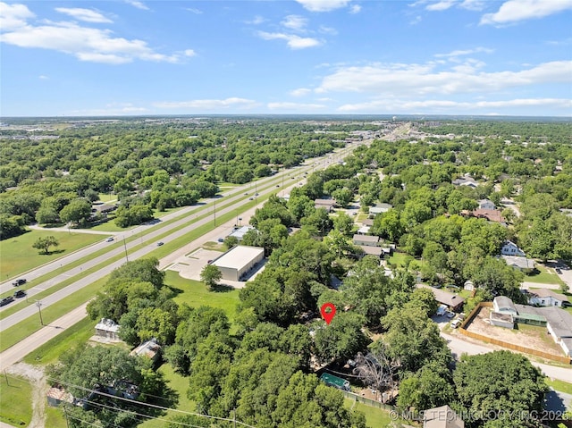 532 Hammers Rd, Ardmore, OK 73401 - aerial perspective of suburban area