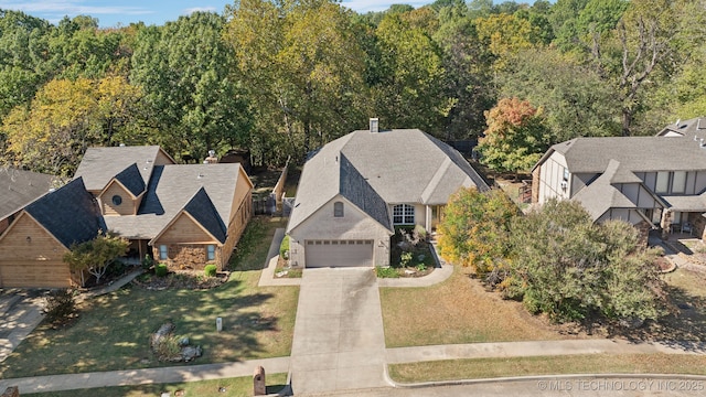 8008 S Juniper Ave, Broken Arrow, OK 74011 - aerial view of property and surrounding area