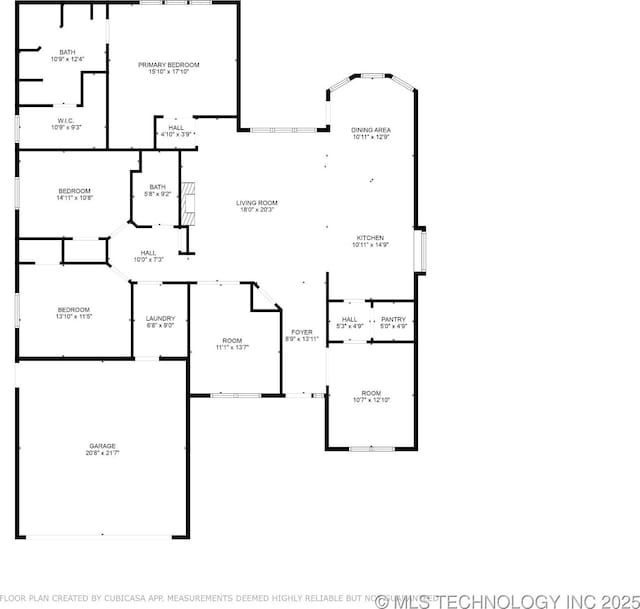 8008 S Juniper Ave, Broken Arrow, OK 74011 - floor plan / room layout