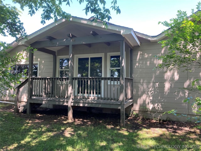 509 N Michigan Ave, Cushing, OK 74023 - view of rear view of house